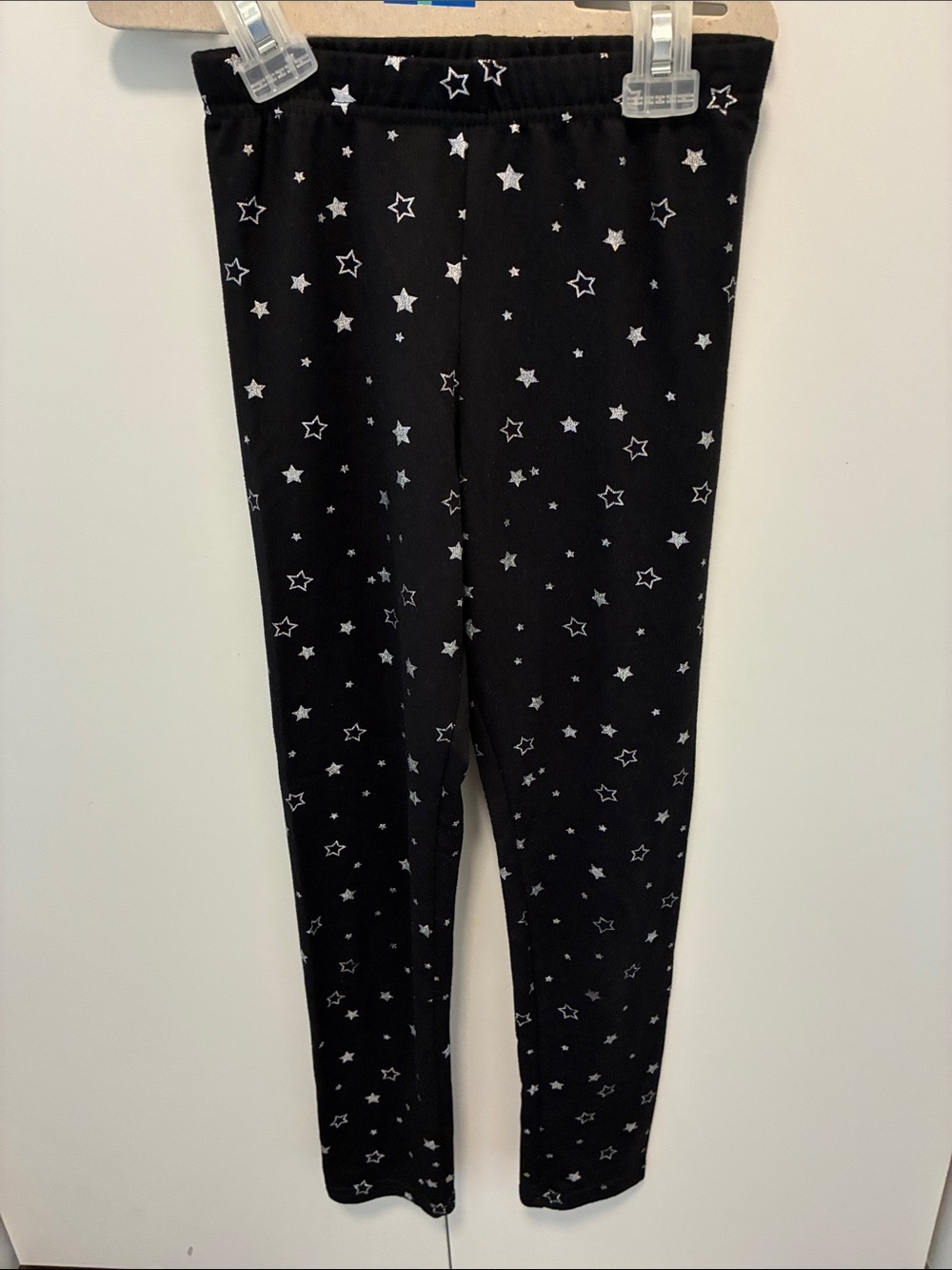 Kids Black Star Print Leggings